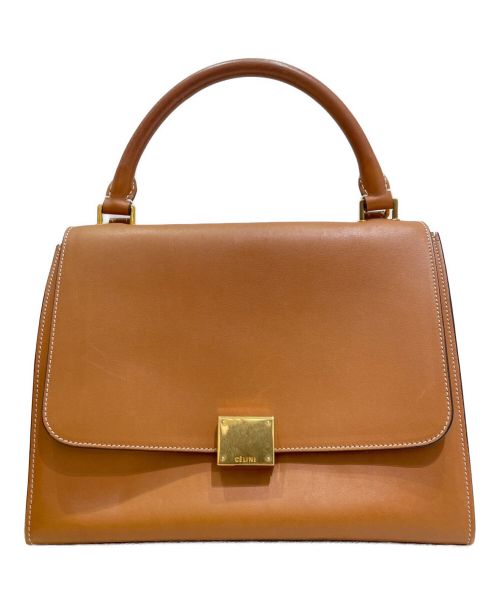 CELINE（セリーヌ）CELINE (セリーヌ) トラペーズスモール ブラウン サイズ:スモールの古着・服飾アイテム