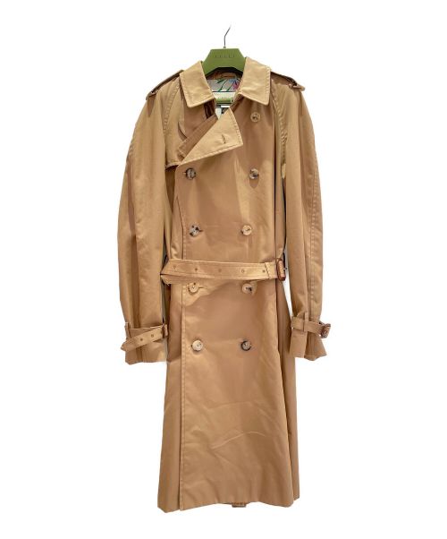 GUCCI（グッチ）GUCCI (グッチ) Floral Pattern Lining Trench Coat ベージュ サイズ:42の古着・服飾アイテム