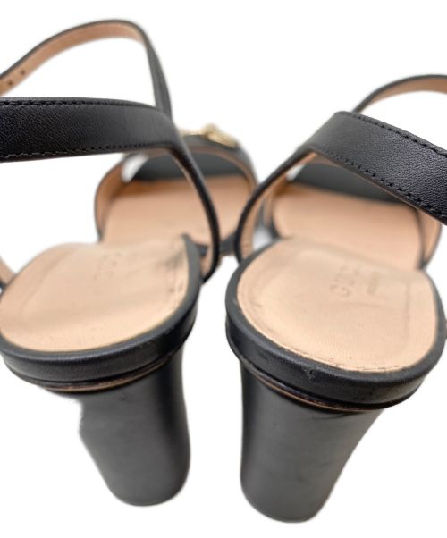 GUCCI（グッチ）GUCCI (グッチ) ホースビットサンダル ブラック サイズ:35 1/2の古着・服飾アイテム