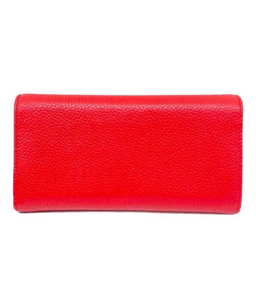 GUCCI（グッチ）GUCCI (グッチ) インターロッキングG 長財布 レッドの古着・服飾アイテム