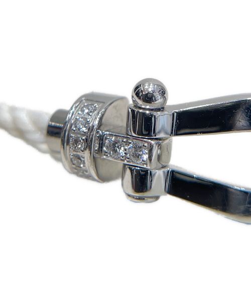 FRED（フレッド）FRED (フレッド) フォース10 MM　ハーフダイヤブレスレット ホワイト サイズ:14の古着・服飾アイテム