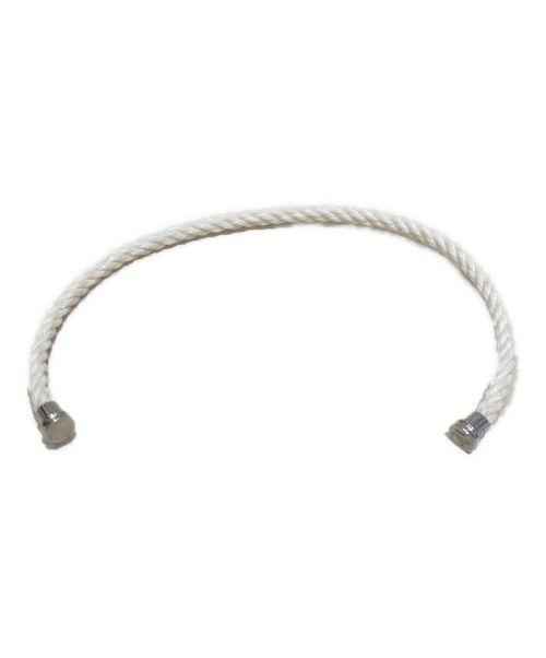 FRED（フレッド）FRED (フレッド) フォース10 MM　ハーフダイヤブレスレット ホワイト サイズ:14の古着・服飾アイテム