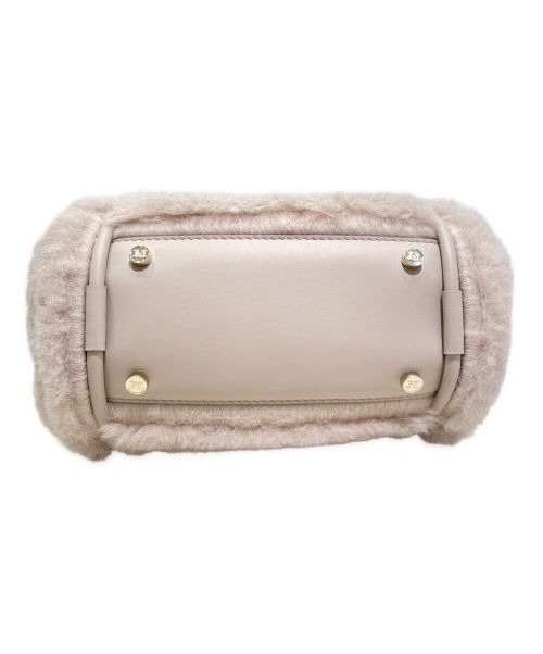 MaxMara（マックスマーラ）MaxMara (マックスマーラ) マリン テディベア ショッピング バッグ ベージュの古着・服飾アイテム