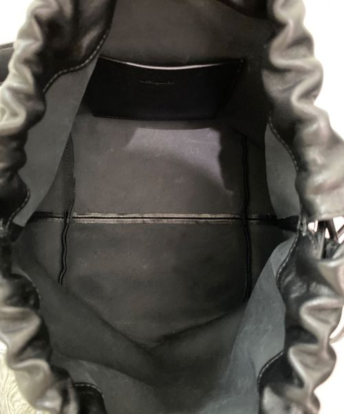 JIL SANDER（ジルサンダー）JIL SANDER (ジルサンダー) ドローストリングバッグ ブラックの古着・服飾アイテム