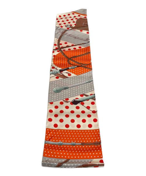 HERMES（エルメス）HERMES (エルメス) マキシツイリー オレンジ×ベージュ 未使用品の古着・服飾アイテム