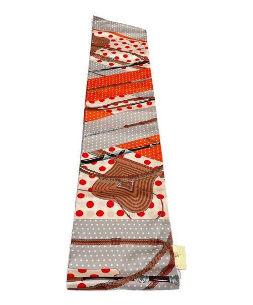 HERMES（エルメス）HERMES (エルメス) マキシツイリー オレンジ×ベージュ 未使用品の古着・服飾アイテム