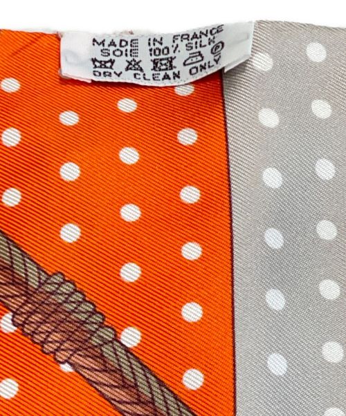 HERMES（エルメス）HERMES (エルメス) マキシツイリー オレンジ×ベージュ 未使用品の古着・服飾アイテム