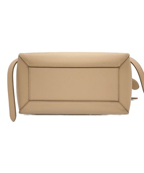 CELINE（セリーヌ）CELINE (セリーヌ) マイクロ ベルトバッグ ライトトープの古着・服飾アイテム