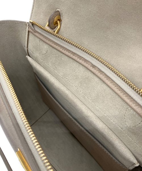 CELINE（セリーヌ）CELINE (セリーヌ) マイクロ ベルトバッグ ライトトープの古着・服飾アイテム