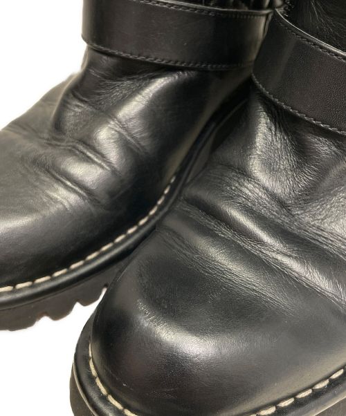 CHANEL（シャネル）CHANEL (シャネル) ココマークエンジニアブーツ ブラック サイズ:37の古着・服飾アイテム