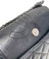 中古・古着 CHANEL (シャネル) マトラッセチェーンショルダーバッグ ブラック：298000円