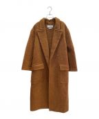 LOEWEロエベ）の古着「モヘヤロングチェスターコート」｜ブラウン