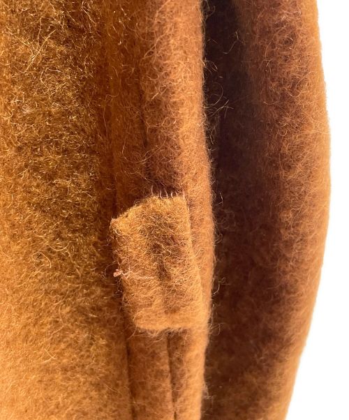 LOEWE（ロエベ）LOEWE (ロエベ) モヘヤロングチェスターコート ブラウン サイズ:32の古着・服飾アイテム