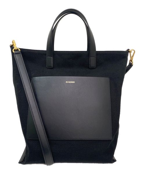 JIL SANDER（ジルサンダー）JIL SANDER (ジルサンダー) Wander トートバッグ ブラック サイズ:スモールの古着・服飾アイテム