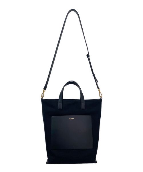 JIL SANDER（ジルサンダー）JIL SANDER (ジルサンダー) Wander トートバッグ ブラック サイズ:スモールの古着・服飾アイテム