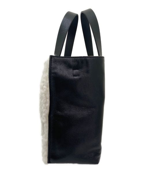 MARNI（マルニ）MARNI (マルニ) MUSEO SOFT ミニバッグ ホワイト×ブラック サイズ:ミニの古着・服飾アイテム