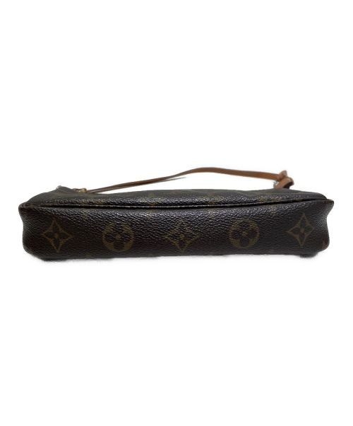 LOUIS VUITTON（ルイ ヴィトン）LOUIS VUITTON (ルイ ヴィトン) プレオウンド ポシェット アクセソワール ハンドバッグ ブラウンの古着・服飾アイテム