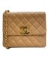 CHANEL（シャネル）の古着「スクエアマトラッセショルダーバッグ」｜ベージュ