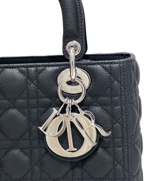 Christian Dior（クリスチャン ディオール）Christian Dior (クリスチャン ディオール) レディディオール ブラック サイズ:ミディアムの古着・服飾アイテム