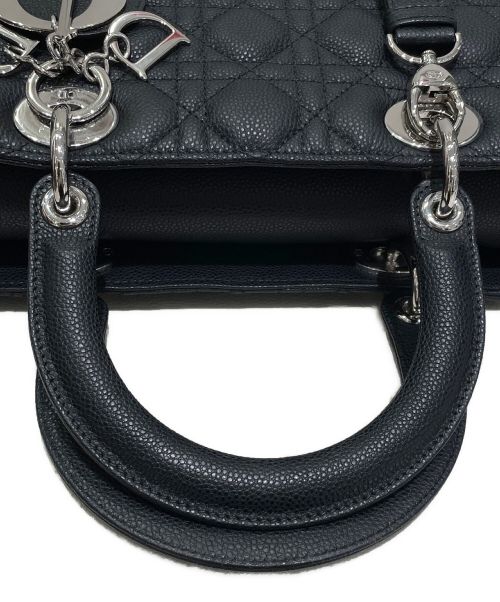 Christian Dior（クリスチャン ディオール）Christian Dior (クリスチャン ディオール) レディディオール ブラック サイズ:ミディアムの古着・服飾アイテム