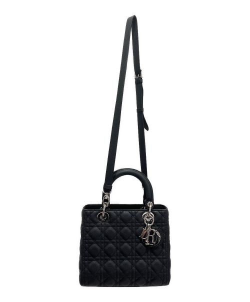 Christian Dior（クリスチャン ディオール）Christian Dior (クリスチャン ディオール) レディディオール ブラック サイズ:ミディアムの古着・服飾アイテム