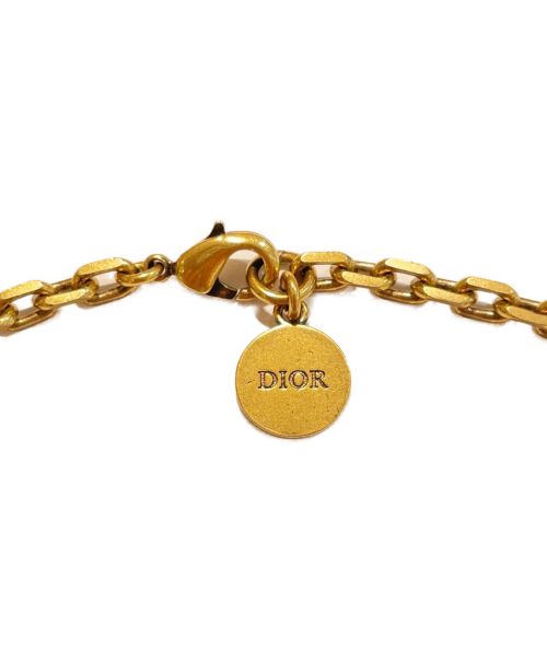 Christian Dior（クリスチャン ディオール）Christian Dior (クリスチャン ディオール) ジャディオール スターチェーンチョーカー ゴールドの古着・服飾アイテム