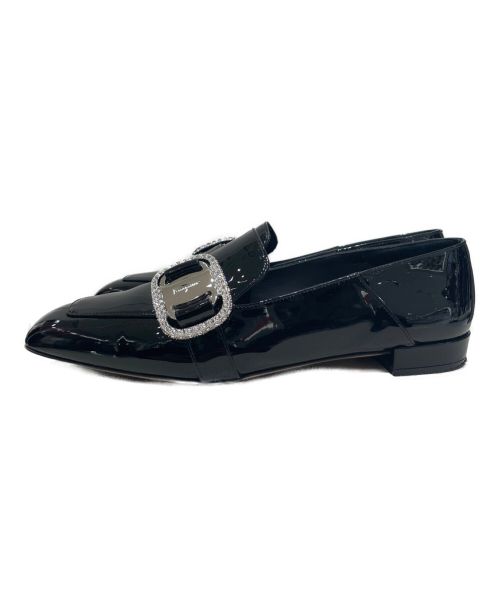 Salvatore Ferragamo（サルヴァトーレ フェラガモ）Salvatore Ferragamo (サルヴァトーレ フェラガモ) モカシン ブラック サイズ:7 1/2の古着・服飾アイテム