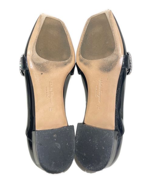 Salvatore Ferragamo（サルヴァトーレ フェラガモ）Salvatore Ferragamo (サルヴァトーレ フェラガモ) モカシン ブラック サイズ:7 1/2の古着・服飾アイテム