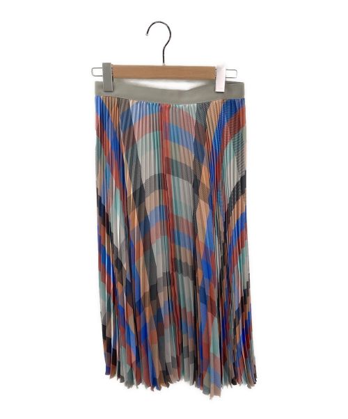 sacai（サカイ）sacai (サカイ) プレイドスカーフプリーツスカート マルチカラー サイズ:1の古着・服飾アイテム