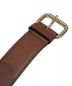 MIU MIU (ミュウミュウ) レザーベルト ブラウン サイズ:2：24800円