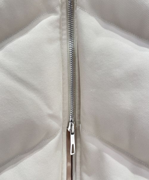 HERMES（エルメス）HERMES (エルメス) ロングダウンベスト アイボリー サイズ:34の古着・服飾アイテム