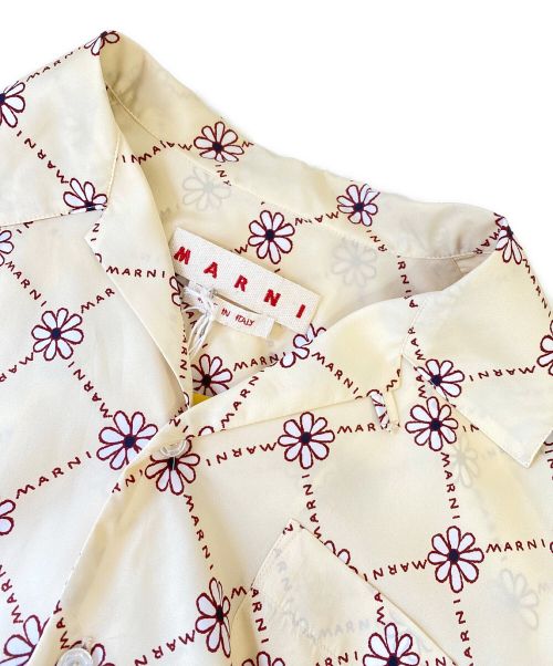 MARNI（マルニ）MARNI (マルニ) オープンカラーシャツ アイボリー サイズ:44 未使用品の古着・服飾アイテム