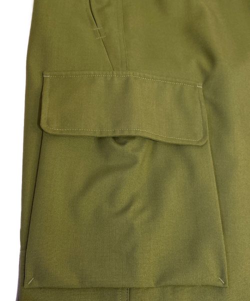 MARNI（マルニ）MARNI (マルニ) 22SS バイカラーカーゴパンツ オリーブ サイズ:48の古着・服飾アイテム