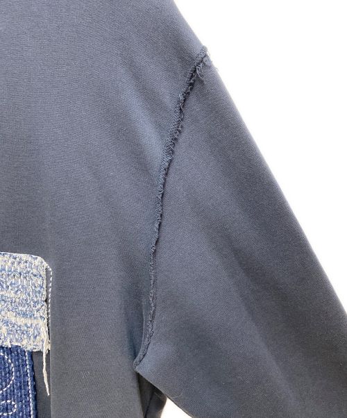 LOEWE（ロエベ）LOEWE (ロエベ) パッチワークアナグラム刺繍スウェット ネイビー サイズ:XLの古着・服飾アイテム