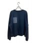 LOEWE (ロエベ) パッチワークアナグラム刺繍スウェット ネイビー サイズ:XL：39800円