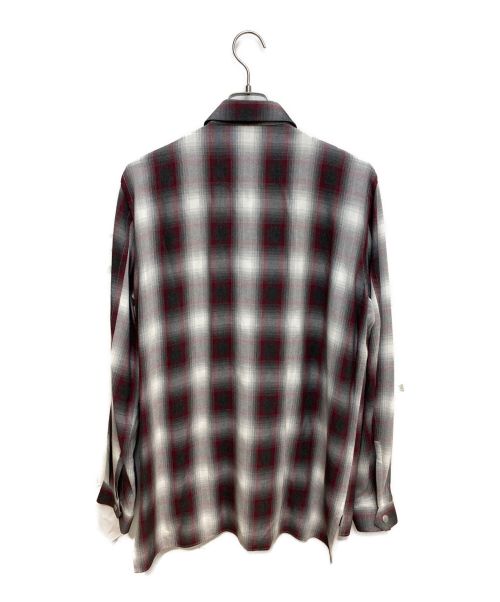 LOEWE（ロエベ）LOEWE (ロエベ) チェックシャツ グレー×レッド サイズ:XSの古着・服飾アイテム