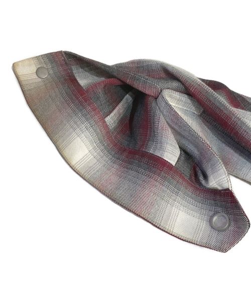 LOEWE（ロエベ）LOEWE (ロエベ) チェックシャツ グレー×レッド サイズ:XSの古着・服飾アイテム