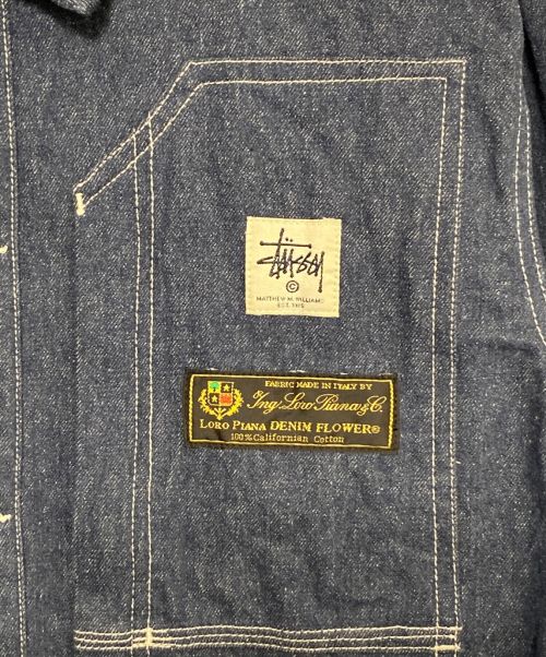 stussy（ステューシー）stussy (ステューシー) Work Jacket ブルー サイズ:Mの古着・服飾アイテム