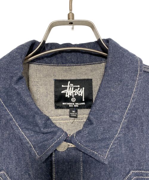 stussy（ステューシー）stussy (ステューシー) Work Jacket ブルー サイズ:Mの古着・服飾アイテム