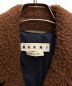 中古・古着 MARNI (マルニ) ボアトレンチコート ブラウン サイズ:46：49800円