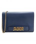 Diorディオール）の古着「J'ADIORチェーンショルダーバッグ」｜ネイビー