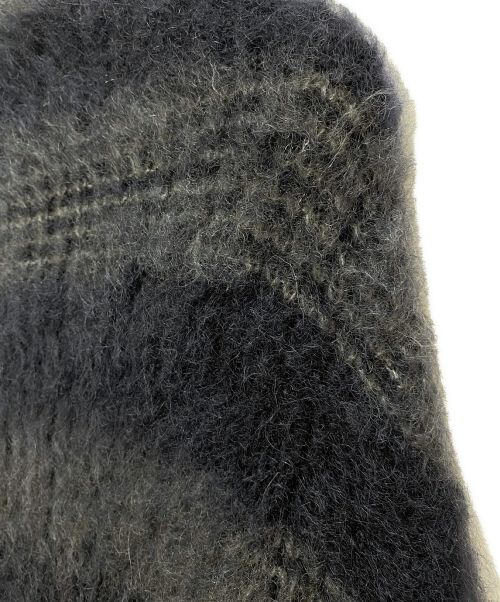 JIL SANDER（ジルサンダー）JIL SANDER (ジルサンダー) STRIPED MOHAIR KNIT ブラック サイズ:SIZE 46の古着・服飾アイテム