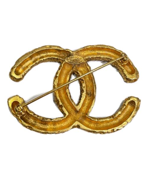 CHANEL（シャネル）CHANEL (シャネル) ヴィンテージ唐草ココマークブローチ ゴールドの古着・服飾アイテム