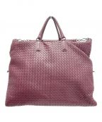 BOTTEGA VENETAボッテガベネタ）の古着「イントレチャートトートバッグ」｜バイオレット