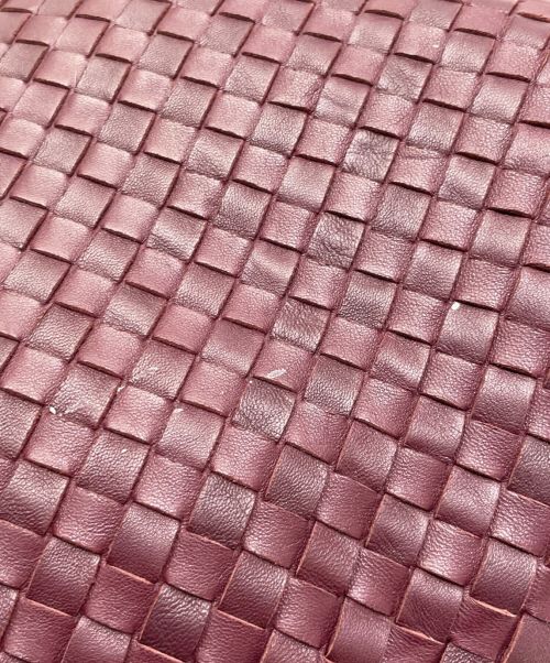 BOTTEGA VENETA（ボッテガベネタ）BOTTEGA VENETA (ボッテガベネタ) イントレチャートトートバッグ バイオレットの古着・服飾アイテム