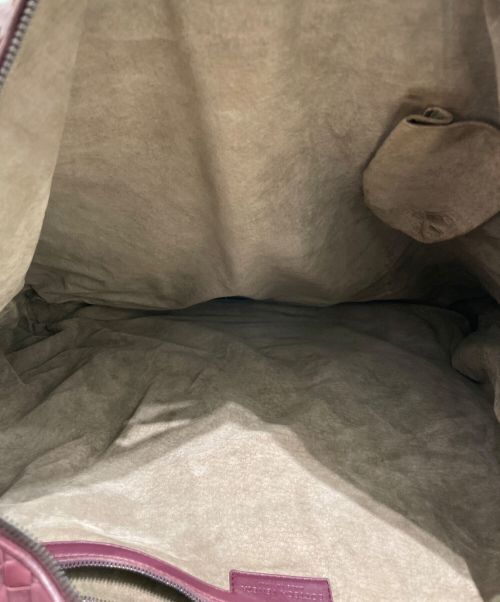 BOTTEGA VENETA（ボッテガベネタ）BOTTEGA VENETA (ボッテガベネタ) イントレチャートトートバッグ バイオレットの古着・服飾アイテム