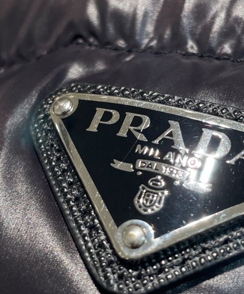 PRADA（プラダ）PRADA (プラダ) フードダウンジャケット ブラック サイズ:44の古着・服飾アイテム