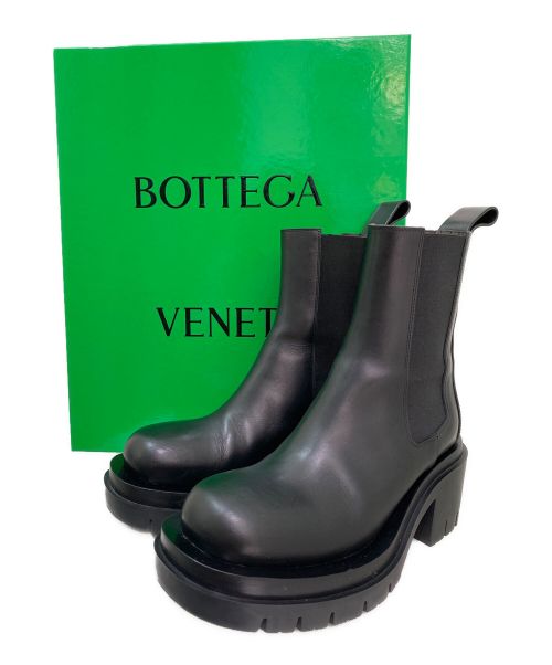 BOTTEGA VENETA（ボッテガベネタ）BOTTEGA VENETA (ボッテガベネタ) Lug Chelsea Boots ブラック サイズ:37の古着・服飾アイテム