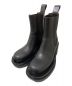BOTTEGA VENETA（ボッテガベネタ）の古着「Lug Chelsea Boots」｜ブラック
