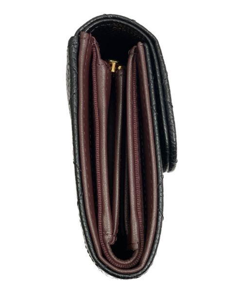 CHANEL（シャネル）CHANEL (シャネル) ミディアムフラップウォレット ブラック サイズ:ミディアム 未使用品の古着・服飾アイテム
